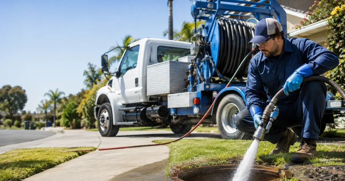 Hydro jet sewer cleaning Villa Park